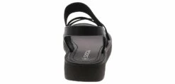 Soda Button Strap Women's Platform Sandal -Shoe Sensation Shop soda button black buttonblackstrapplatform black03