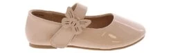 Soda Butterfly Toddler Girls' (5-10) Dress Shoe -Shoe Sensation Shop soda i ls5584 04 sodabutterflynudeflat beige02