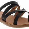 Soda Isabel Women’s Sandal -Shoe Sensation Shop soda isabel black isabelblackstrapsandal black01