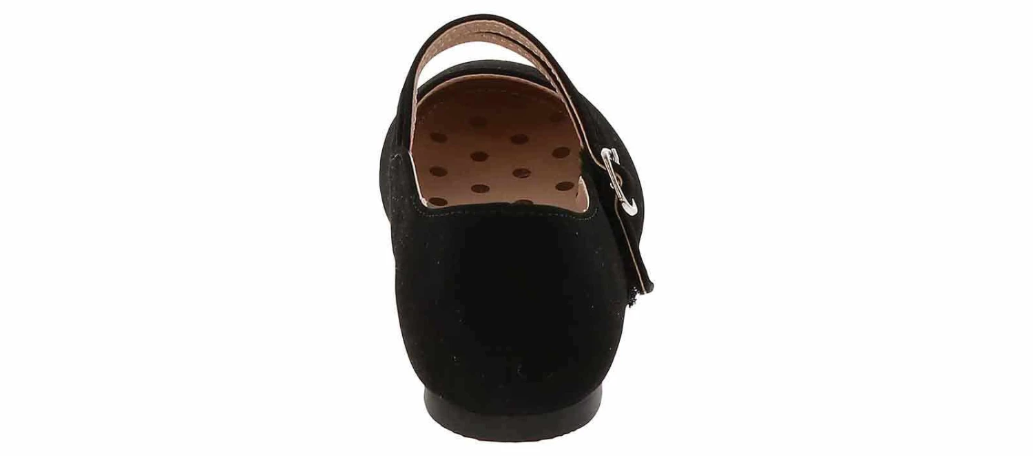 Soda Sadie Flat Black Youth Girls’ (11-3) Dress Shoe 3 Soda Sadie Flat Black Youth Girls’ (11-3) Dress Shoe - Image 3