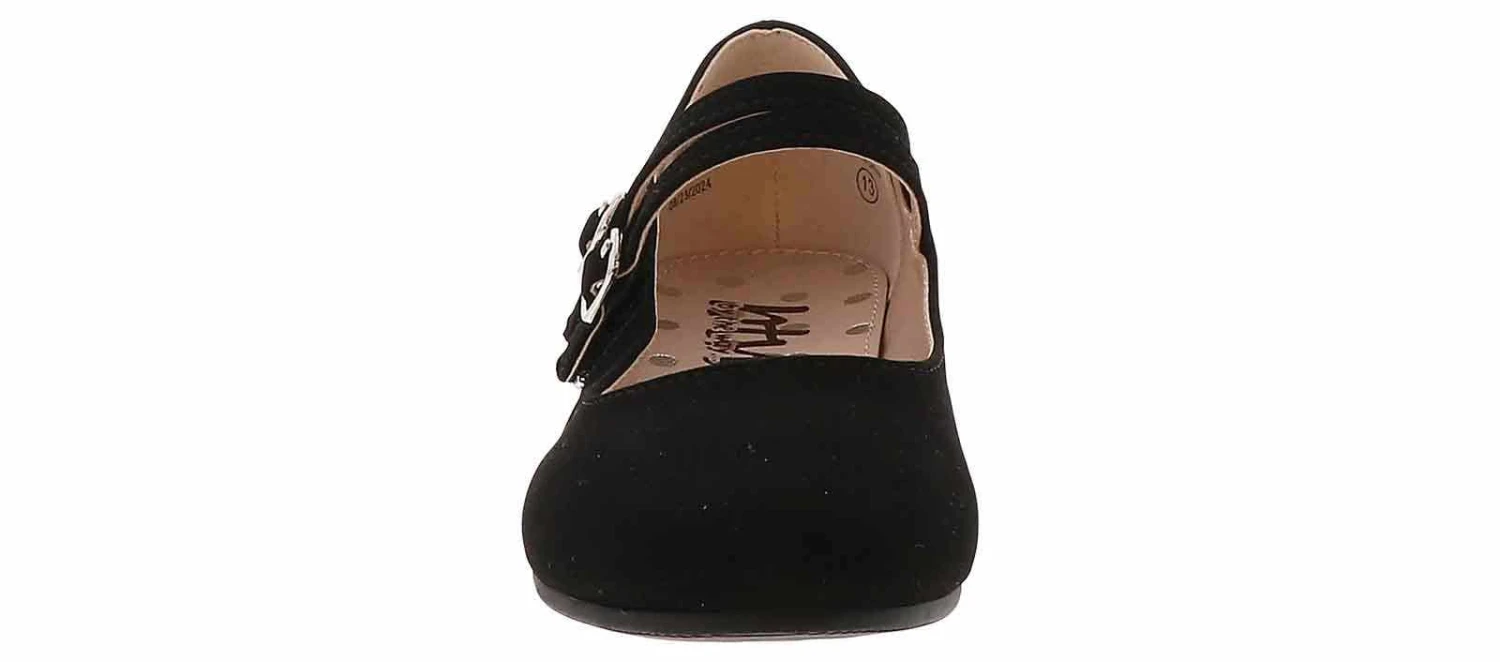 Soda Sadie Flat Black Youth Girls’ (11-3) Dress Shoe 6 Soda Sadie Flat Black Youth Girls’ (11-3) Dress Shoe - Image 6