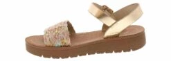 Soda Mauve Multi Woven Youth Girls' (11-3) Platform Sandal -Shoe Sensation Shop soda k ls6485 01 mauvemultiwoven multi04