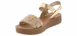 Soda Mauve Multi Woven Youth Girls' (11-3) Platform Sandal -Shoe Sensation Shop soda k ls6485 01 mauvemultiwoven multi05
