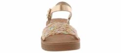 Soda Mauve Multi Woven Youth Girls' (11-3) Platform Sandal -Shoe Sensation Shop soda k ls6485 01 mauvemultiwoven multi06