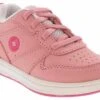 Spalding Vertex Low Toddler Girls’ (5-10) Court Sneaker -Shoe Sensation Shop spalding vertexlot pnk spaldingvertexloxpinkt pink01