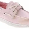 Sperry Pink Pearlized Toddler Girls’ (4-10) Casual Shoe -Shoe Sensation Shop sperry ygdb39820 t sperryltpinkpearlizedleather pink01