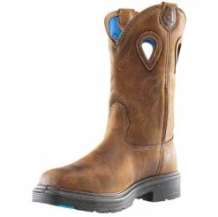 Steel Blue Heeler Met Men's Steel Toe Work Boot -Shoe Sensation Shop steelblue 813904 brn blueheelermet brown05