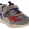Stride Rite Marcel Grey Toddler Boys' (5-10) Light Up Athletic Shoe -Shoe Sensation Shop striderite tb001403 marcelgrey grey01