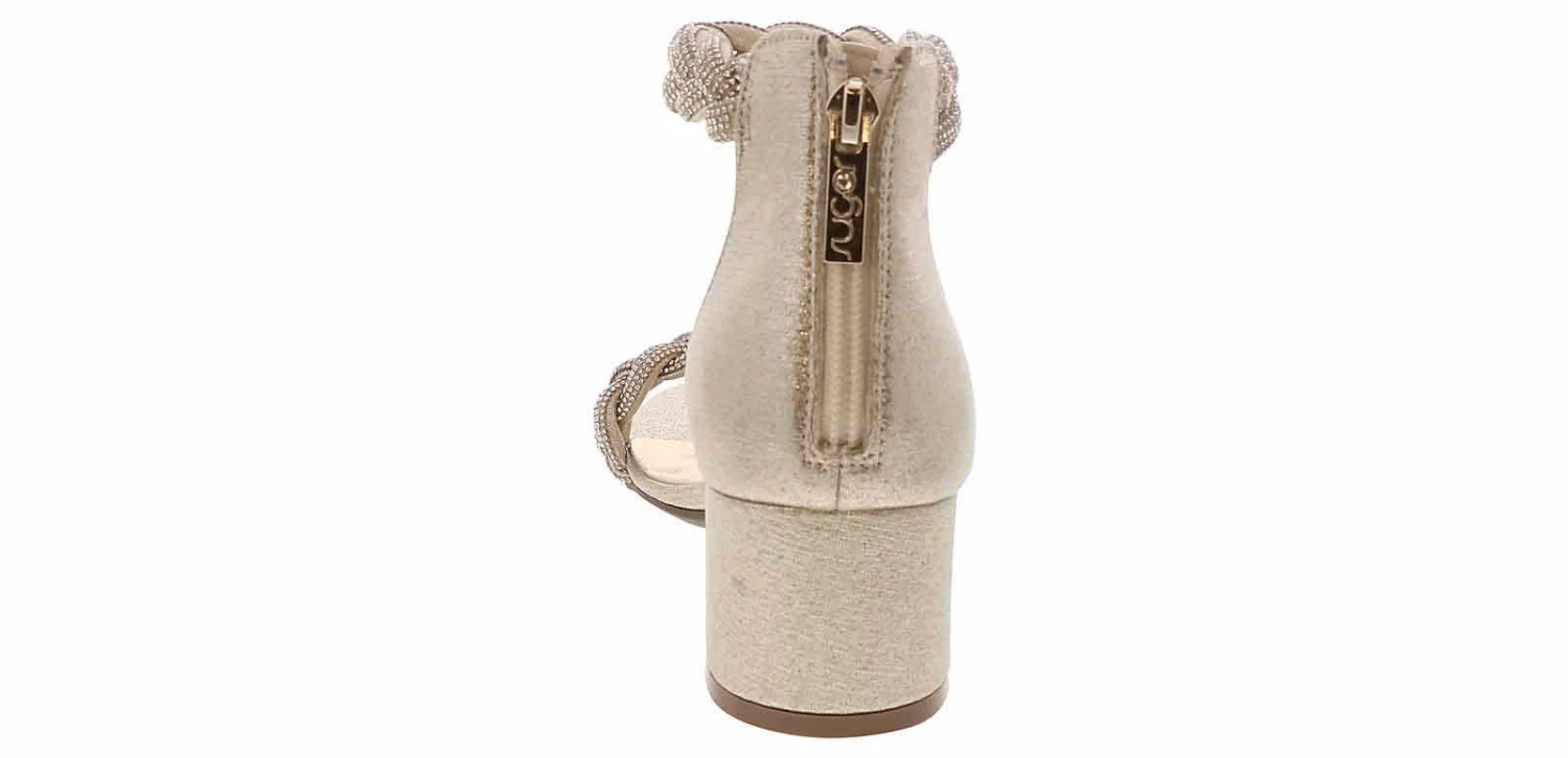 Sugar Myah Glimmer Stones Women’s Fashion Heel 3 Sugar Myah Glimmer Stones Women’s Fashion Heel - Image 3