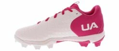 Under Armour Glyde 2.0 RM Women’s Softball Cleat -Shoe Sensation Shop underarmour 3026605 101 uawglyde20rm white04