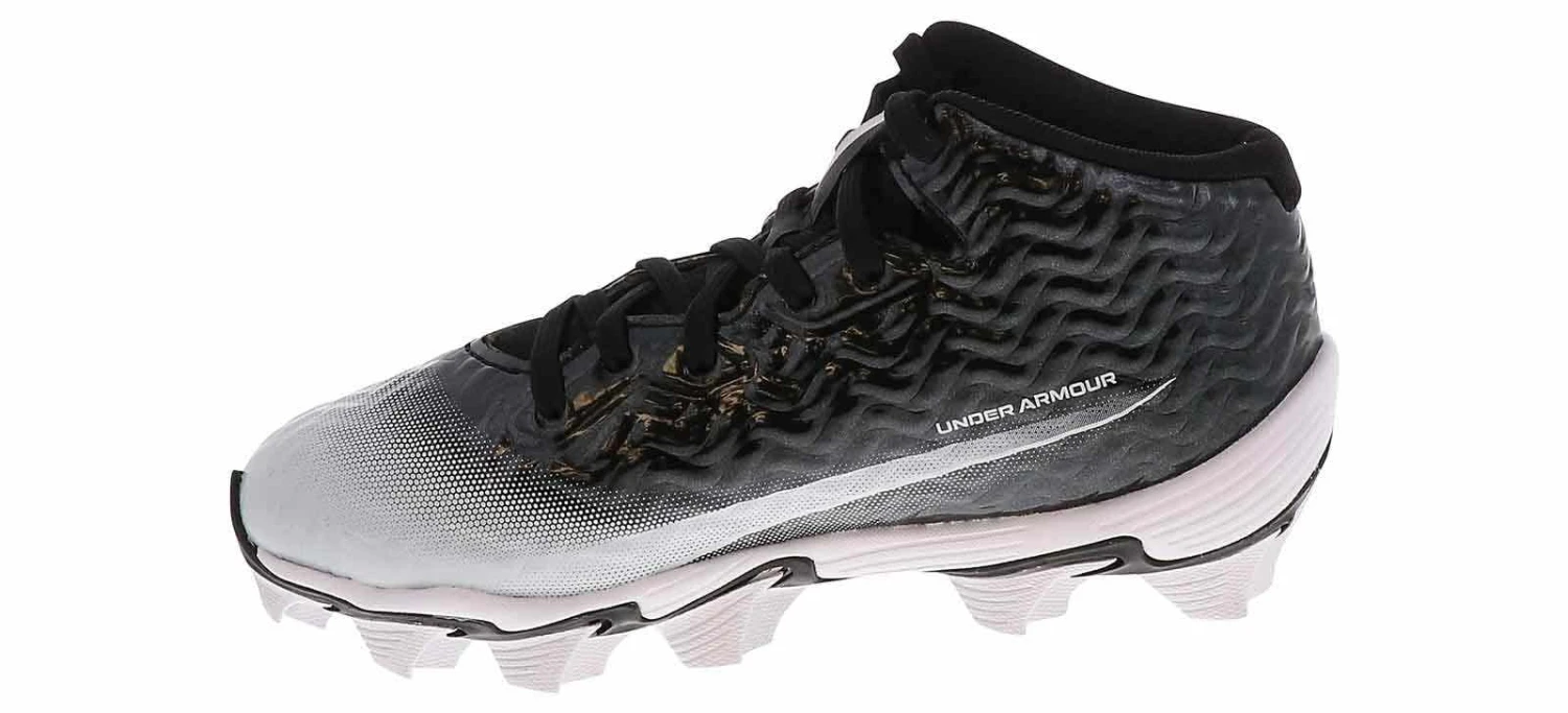 Under Armour Spotlight Hammer Youth Kids’ (1-6) Wide-Width Football Cleat 4 Under Armour Spotlight Hammer Youth Kids’ (1-6) Wide-Width Football Cleat - Image 4