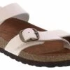 White Mountain Grams Women's Footbed Sandal -Shoe Sensation Shop whitemountain grams white gramswhite white01