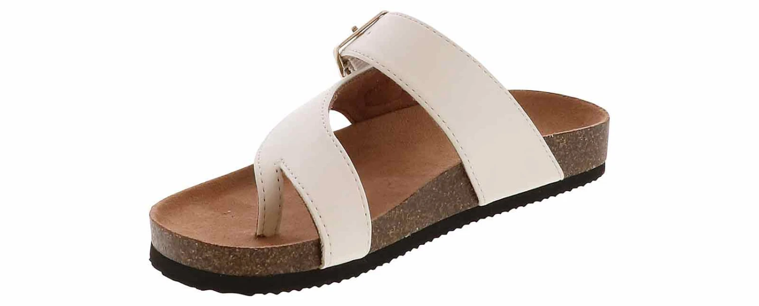 White Mountain Grades Toe Loop Youth Girls' (13-5) Footbed Sandal 5 White Mountain Grades Toe Loop Youth Girls' (13-5) Footbed Sandal - Image 5