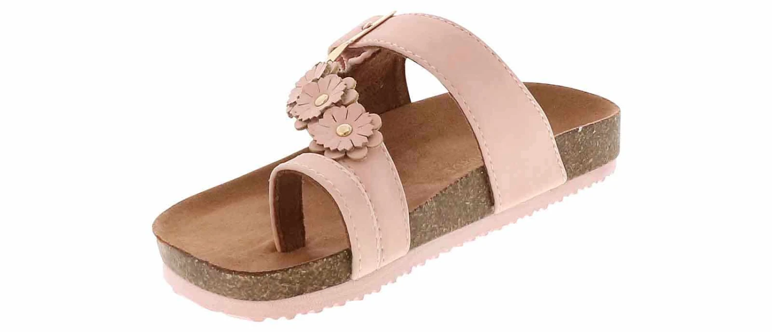 White Mountain Graffito Blush Youth Girls’ (11-3) Footbed Sandal 5 White Mountain Graffito Blush Youth Girls’ (11-3) Footbed Sandal - Image 5