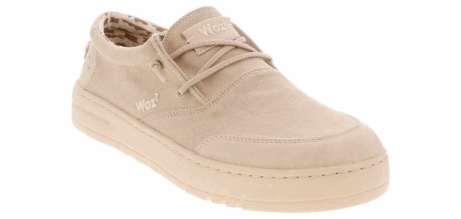 WOZ? Eddy Grip Canvas Sand Men’s Casual Sneaker 1 WOZ? Eddy Grip Canvas Sand Men’s Casual Sneaker