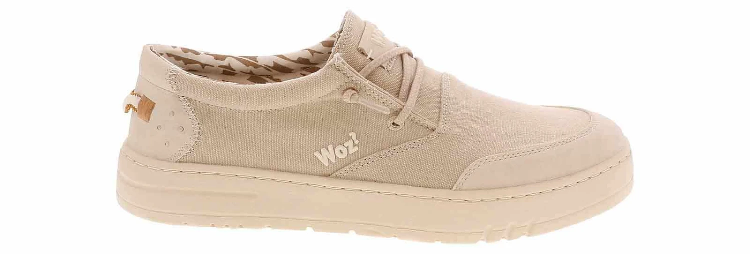 WOZ? Eddy Grip Canvas Sand Men’s Casual Sneaker 2 WOZ? Eddy Grip Canvas Sand Men’s Casual Sneaker - Image 2