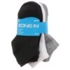 Zone In 10PK Youth Kids’ Ankle Socks 2 Zone In 10PK Youth Kids’ Ankle Socks -Shoe Sensation Shop zonein 59615 bwg boys10pkflatknitsock black01