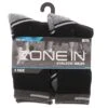 Zone In 5PK Youth Boys’ Crew Socks 7 Zone In 5PK Youth Boys’ Crew Socks -Shoe Sensation Shop zonein 59646 black boys6pkcushcrewsocksblk black01